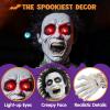 imageJOYIN Halloween Outdoor Decoration Zombie Groundbreaker Animatronics Zombie Props Halloween Outside Decor Animated Groundbreaker with Sound ampamp Glowing Eyes for Graveyard Lawn Yard Haunted House Decor