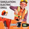 imageJOYIN 19Pcs Kids Tool Set Pretend Play Toddler Tool Toys with Construction Worker Hat Costume ampamp Electronic Toy Drill for Boy Girl Halloween Christmas Birthday Gift Dress Up Party