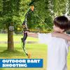 imageJOYIN 2 Pack Kids Bow and Arrow Set Blue and Green LED Light Up Archery Set with 2 Bows Suction Cup Arrows Target ampamp Arrow Case Indoor Outdoor Activity Toys for Kids Boys Girls Ages 312Blue Green Set