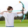 imageJOYIN 2 Pack Kids Bow and Arrow Set Blue and Green LED Light Up Archery Set with 2 Bows Suction Cup Arrows Target ampamp Arrow Case Indoor Outdoor Activity Toys for Kids Boys Girls Ages 312Blue Green Set