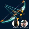 imageJOYIN 2 Pack Kids Bow and Arrow Set Blue and Green LED Light Up Archery Set with 2 Bows Suction Cup Arrows Target ampamp Arrow Case Indoor Outdoor Activity Toys for Kids Boys Girls Ages 312Blue Green Set