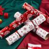 imageJOYIN 10 Pack Christmas Party Table Favor with Cute Christmas Characters with Party Hat Joke ampamp Little Gift Inside for Xmas Gift Christmas Seasonal Holiday Dinner TraditionsRedWhite Snowflakes