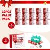 imageJOYIN 10 Pack Christmas Party Table Favor with Cute Christmas Characters with Party Hat Joke ampamp Little Gift Inside for Xmas Gift Christmas Seasonal Holiday Dinner TraditionsRedWhite Snowflakes