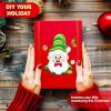 imageJOYIN 24 Pcs Christmas Makeaface Stickers Make Your Own Characters Mix and Match Sticker Sheets with Christmas Elf Santa Santa Snowman Penguin and Polar Bear Kids Party Favor Supplies CraftFunny stickers