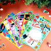 imageJOYIN 24 Pcs Christmas Makeaface Stickers Make Your Own Characters Mix and Match Sticker Sheets with Christmas Elf Santa Santa Snowman Penguin and Polar Bear Kids Party Favor Supplies CraftFunny stickers