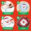 imageJOYIN 24 Pcs Christmas Makeaface Stickers Make Your Own Characters Mix and Match Sticker Sheets with Christmas Elf Santa Santa Snowman Penguin and Polar Bear Kids Party Favor Supplies CraftFace stickers