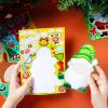 imageJOYIN 24 Pcs Christmas Makeaface Stickers Make Your Own Characters Mix and Match Sticker Sheets with Christmas Elf Santa Santa Snowman Penguin and Polar Bear Kids Party Favor Supplies CraftFunny stickers