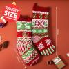 imageJOYIN 3 Pack 18 Christmas Stockings Large Size Rustic Cable Knit Xmas Stocking in Red ampamp Green for Family Holiday Season Decorationsgreen classic