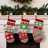 imageJOYIN 3 Pack 18 Christmas Stockings Large Size Rustic Cable Knit Xmas Stocking in Red ampamp Green for Family Holiday Season Decorationsgreen classic