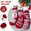 imageJOYIN 3 Pack 18 Christmas Stockings Large Size Rustic Cable Knit Xmas Stocking in Red ampamp Green for Family Holiday Season Decorationsred classic
