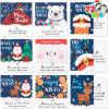 imageJOYIN 72 PCS Christmas Holiday Greeting Cards with Envelopes Bulk in 9 Assorted Designs for Winter Season Merry Christmas Giving Cards Xmas Santa Gift CardTraditional