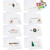 imageJOYIN 72 PCS Christmas Holiday Greeting Cards with Envelopes Bulk in 9 Assorted Designs for Winter Season Merry Christmas Giving Cards Xmas Santa Gift CardModern