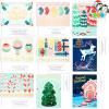 imageJOYIN 72 PCS Christmas Holiday Greeting Cards with Envelopes Bulk in 9 Assorted Designs for Winter Season Merry Christmas Giving Cards Xmas Santa Gift CardAvant Garde