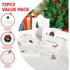 imageJOYIN 72 PCS Christmas Holiday Greeting Cards with Envelopes Bulk in 9 Assorted Designs for Winter Season Merry Christmas Giving Cards Xmas Santa Gift CardModern