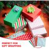 imageJoiedomi 150 Sheets Christmas Tissue Paper Assorted Design Easy and Fast Gift Wrapping Accessory Perfect for present Boxes Xmas Gift Wrapping Bags and Wine Bottles