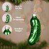 imageJoiedomi Christmas Glass Video Game Controller Small Ornament Blown Mini Ornament Black and White 2Pieces Set for Christmas Tree Hanging Ornament Outdoor Christmas Decorations IndoorPickle