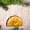 imageJoiedomi Christmas Glass Video Game Controller Small Ornament Blown Mini Ornament Black and White 2Pieces Set for Christmas Tree Hanging Ornament Outdoor Christmas Decorations IndoorTACO  BURRITO