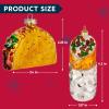 imageJoiedomi Christmas Glass Video Game Controller Small Ornament Blown Mini Ornament Black and White 2Pieces Set for Christmas Tree Hanging Ornament Outdoor Christmas Decorations IndoorTACO  BURRITO