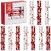 imageJOYIN 10 Pack Christmas Party Table Favor with Cute Christmas Characters with Party Hat Joke ampamp Little Gift Inside for Xmas Gift Christmas Seasonal Holiday Dinner TraditionsRedWhite Snowflakes