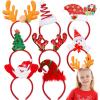 imageJOYIN 16PCS Cute Christmas Headbands Festive Set Great for Christmas Parties Holiday Party Favors Unique Design Wide Application Premium Quality EASY TO USE