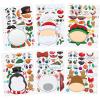 imageJOYIN 24 Pcs Christmas Makeaface Stickers Make Your Own Characters Mix and Match Sticker Sheets with Christmas Elf Santa Santa Snowman Penguin and Polar Bear Kids Party Favor Supplies CraftFace stickers