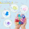 imageJOYIN 50 Pcs Mini Dinosaur Figures Tiny Dinosaur Figurines for Slime Charms for Crafts Mini Resin Animals to Hide DIY Miniature Scenes Party Favors Vase Filler