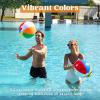 imageJOYIN 2Pack 20quot Beach Balls  Pool Toys Large Inflatable Beach Ball Swimming Pool Water Games Classic Rainbow Color Beachball Luau Birthday Decorations Party Supplies Party Favors Gifts