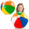 imageJOYIN 2Pack 20quot Beach Balls  Pool Toys Large Inflatable Beach Ball Swimming Pool Water Games Classic Rainbow Color Beachball Luau Birthday Decorations Party Supplies Party Favors Gifts