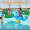 imageJOYIN 2Pack 20quot Beach Balls  Pool Toys Large Inflatable Beach Ball Swimming Pool Water Games Classic Rainbow Color Beachball Luau Birthday Decorations Party Supplies Party Favors Gifts