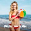 imageJOYIN Rainbow Beach Balls12 Pack 12 Inflatable Swimming Pool Toys for Summer Water Games Kids Birthday Party Supplies Combo Set Include Inflatable Beach Balls