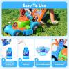 imageSLOOSH Bubble Lawn Mower Toddler Toys  Kids Bubble Machine Summer Outdoor Push Toy Games Backyard Garden Outside Play Toddlers Preschool Boys Girls Birthday Gifts PinkBlue