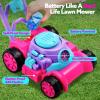 imageSLOOSH Bubble Lawn Mower Toddler Toys  Kids Bubble Machine Summer Outdoor Push Toy Games Backyard Garden Outside Play Toddlers Preschool Boys Girls Birthday Gifts PinkPink