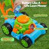 imageSLOOSH Bubble Lawn Mower Toddler Toys  Kids Bubble Machine Summer Outdoor Push Toy Games Backyard Garden Outside Play Toddlers Preschool Boys Girls Birthday Gifts PinkBlue