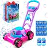 imageSLOOSH Bubble Lawn Mower Toddler Toys  Kids Bubble Machine Summer Outdoor Push Toy Games Backyard Garden Outside Play Toddlers Preschool Boys Girls Birthday Gifts PinkPink