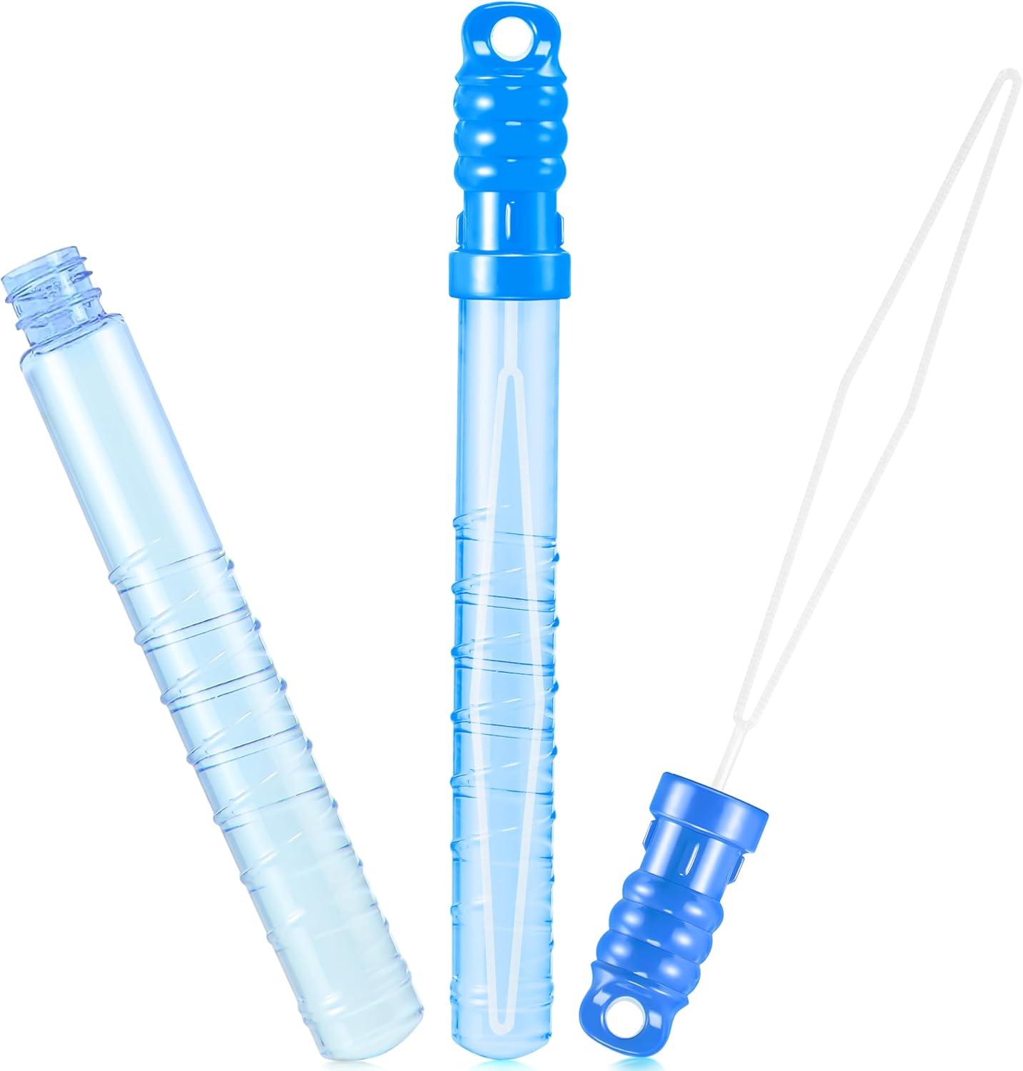 imageJOYIN 24 Pack 10 Mid Bubble Wands Assortment 6 Colors Bubble Wands 3 OZ Party Favors Kids Summer Toys Outdoor Play Toys Games Christmas Birthday Party