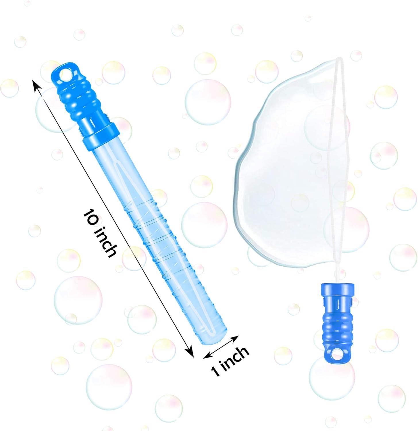 imageJOYIN 24 Pack 10 Mid Bubble Wands Assortment 6 Colors Bubble Wands 3 OZ Party Favors Kids Summer Toys Outdoor Play Toys Games Christmas Birthday Party