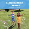imageJOYIN 2 Bottles Bubbles Refill Solutions 64 oz up to 5 Gallon Concentrated Solution for Bubble Machine Gun Wand Refill Fluid Summer Easter Toys Double GreenBluegreen