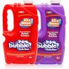 imageJOYIN 2 Bottles Bubbles Refill Solutions 64 oz up to 5 Gallon Concentrated Solution for Bubble Machine Gun Wand Refill Fluid Summer Easter Toys Double GreenRedpurple
