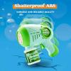 imageJOYIN 2 Kids Bubble Guns with 4 Bottles Solution Automatic Bubble Machine Gun with 8 Holes for Kids Adults Summer Toys Easter Basket Stuffers Birthday Gift Party FavorsGreen  Blue