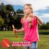 imageJOYIN 24 Pack 14 Big Bubble Wands Bulk Leaf Blower Bubble 2 Dozen for Summer Toy OutdoorIndoor Activity Use Easter Party Favors Supplies for KidsLeaf