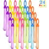imageJOYIN 24 Pack 14 Big Bubble Wands Bulk Leaf Blower Bubble 2 Dozen for Summer Toy OutdoorIndoor Activity Use Easter Party Favors Supplies for KidsLeaf