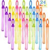 imageJOYIN 24 Pack 14 Big Bubble Wands Bulk Leaf Blower Bubble 2 Dozen for Summer Toy OutdoorIndoor Activity Use Easter Party Favors Supplies for KidsLeaf
