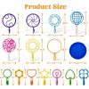 imageJOYIN 29 Pcs Big Bubble Wands Set Giant Bubble Wand Bulk with Tray for Kids Outside Blowing Toys for Summer Easter Party Favor Birthday ToddlersAssorted