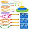 imageJOYIN 29 Pcs Big Bubble Wands Set Giant Bubble Wand Bulk with Tray for Kids Outside Blowing Toys for Summer Easter Party Favor Birthday ToddlersLuxury