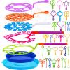 imageJOYIN 29 Pcs Big Bubble Wands Set Giant Bubble Wand Bulk with Tray for Kids Outside Blowing Toys for Summer Easter Party Favor Birthday ToddlersRegular