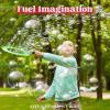 imageJOYIN 29 Pcs Big Bubble Wands Set Giant Bubble Wand Bulk with Tray for Kids Outside Blowing Toys for Summer Easter Party Favor Birthday ToddlersVarious