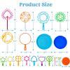 imageJOYIN 29 Pcs Big Bubble Wands Set Giant Bubble Wand Bulk with Tray for Kids Outside Blowing Toys for Summer Easter Party Favor Birthday ToddlersVarious