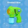 imageJOYIN 3 Packs Bubble Guns with 3 Solutions Automatic Bubble Maker Blower Machine for Kids Party Favors Summer Toy Birthday Outdoor ampamp Indoor Activity EasterSolid