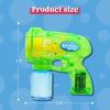 imageJOYIN 3 Packs Bubble Guns with 3 Solutions Automatic Bubble Maker Blower Machine for Kids Party Favors Summer Toy Birthday Outdoor ampamp Indoor Activity EasterTransparent