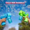 imageJOYIN 3 Packs Bubble Guns with 3 Solutions Automatic Bubble Maker Blower Machine for Kids Party Favors Summer Toy Birthday Outdoor ampamp Indoor Activity EasterSolid